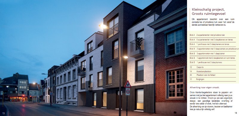 Appartement te  koop in Sint-Gillis-Waas 9170 355000.00€ 2 slaapkamers 101.00m² - Zoekertje 83353
