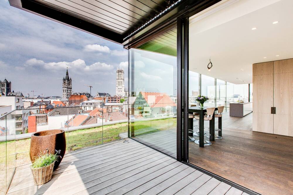 Penthouse te  huur in Gent 9000 3175.00€ 2 slaapkamers 235.00m² - Zoekertje 100102