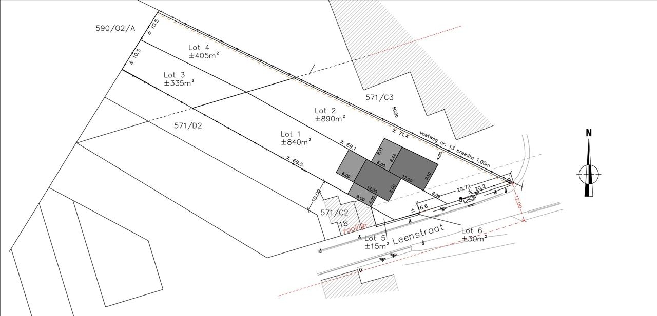 Grond te  koop in Zottegem 9620 319000.00€  slaapkamers m² - Zoekertje 192856