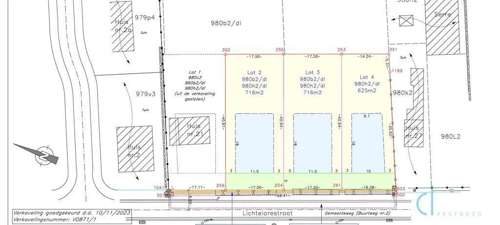 Grond te  koop in Lochristi 9080 305000.00€  slaapkamers m² - Zoekertje 200269