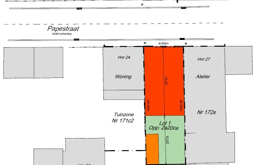 Grond te  koop in Denderleeuw 9470 110000.00€ 0 slaapkamers m² - Zoekertje 239943