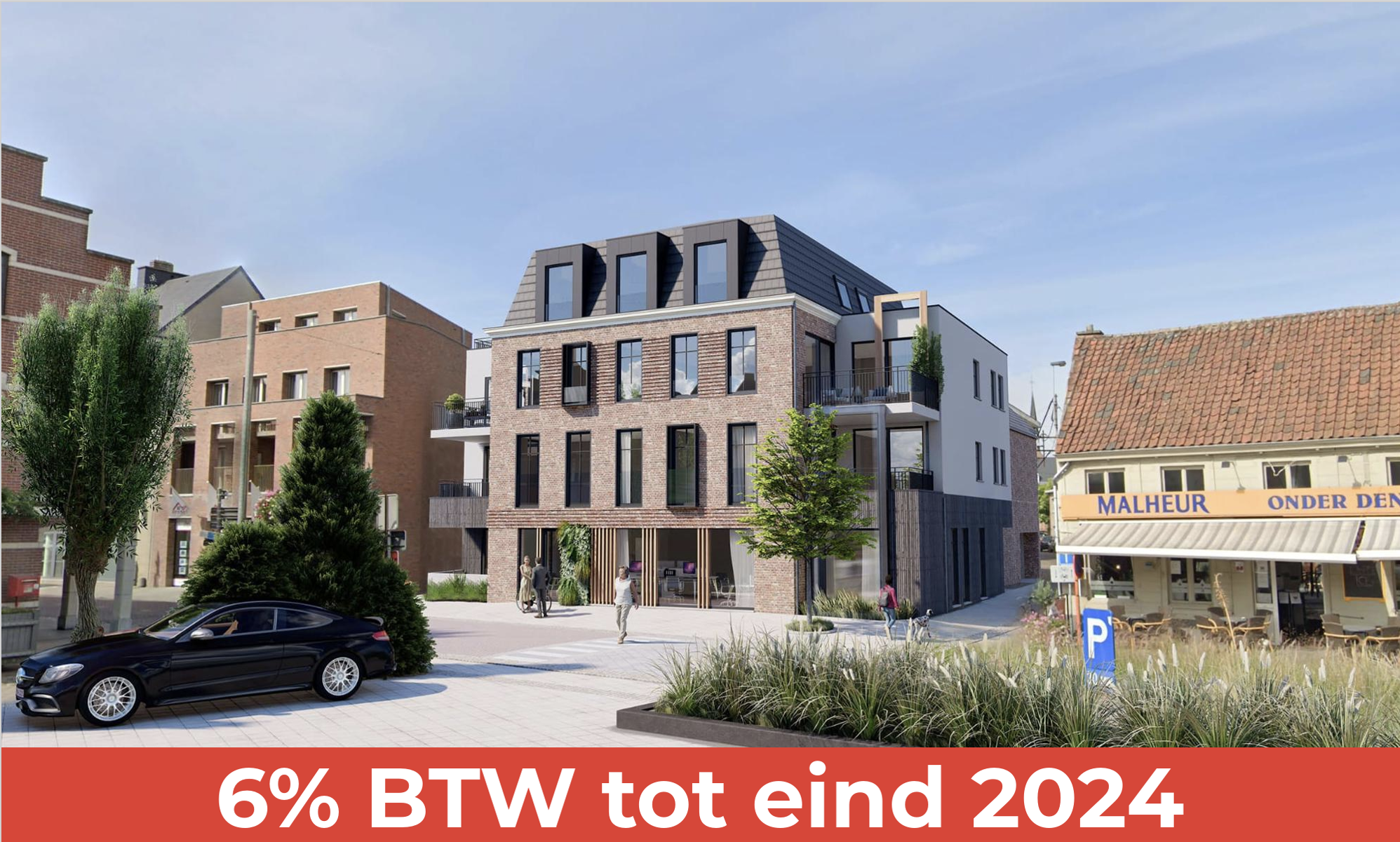 Appartement te  koop in Buggenhout 9255 297500.00€ 1 slaapkamers 94.00m² - Zoekertje 285778